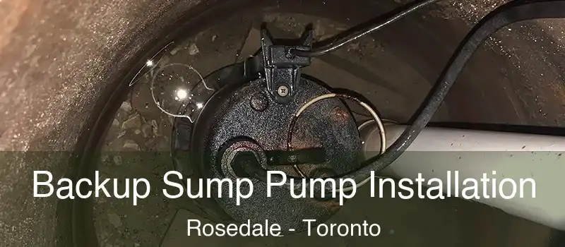  Backup Sump Pump Installation Rosedale - Toronto