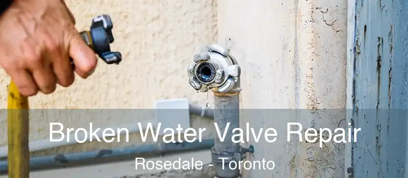  Broken Water Valve Repair Rosedale - Toronto