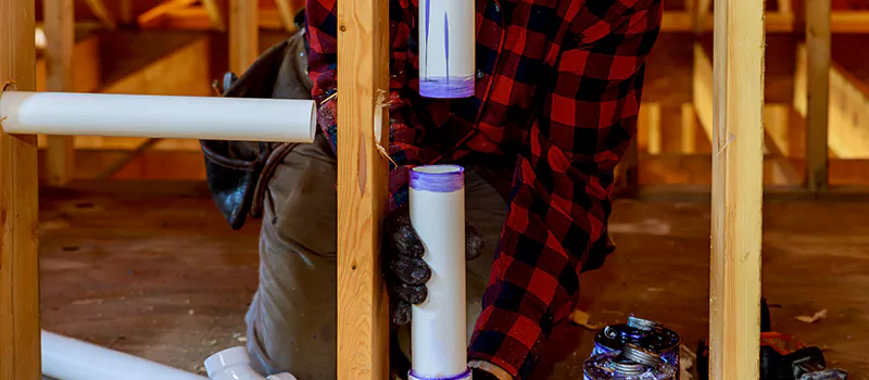 Process of Rough In Plumbing in Rosedale, Toronto