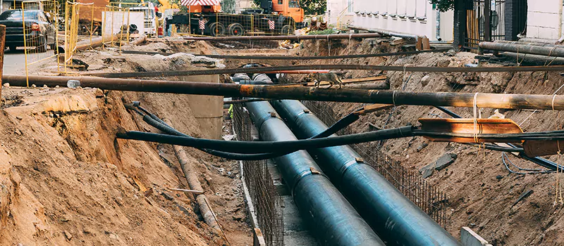 Underground Drainage Pipe Replacement in Rosedale, Toronto