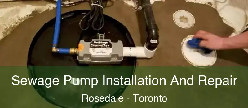  Sewage Pump Installation And Repair Rosedale - Toronto